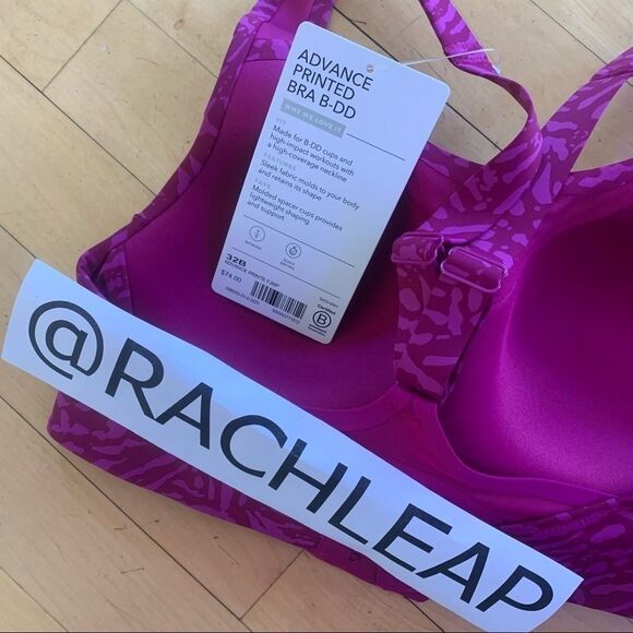 Athleta Advance Printed Bra 32B m5 - Picture 3 of 5